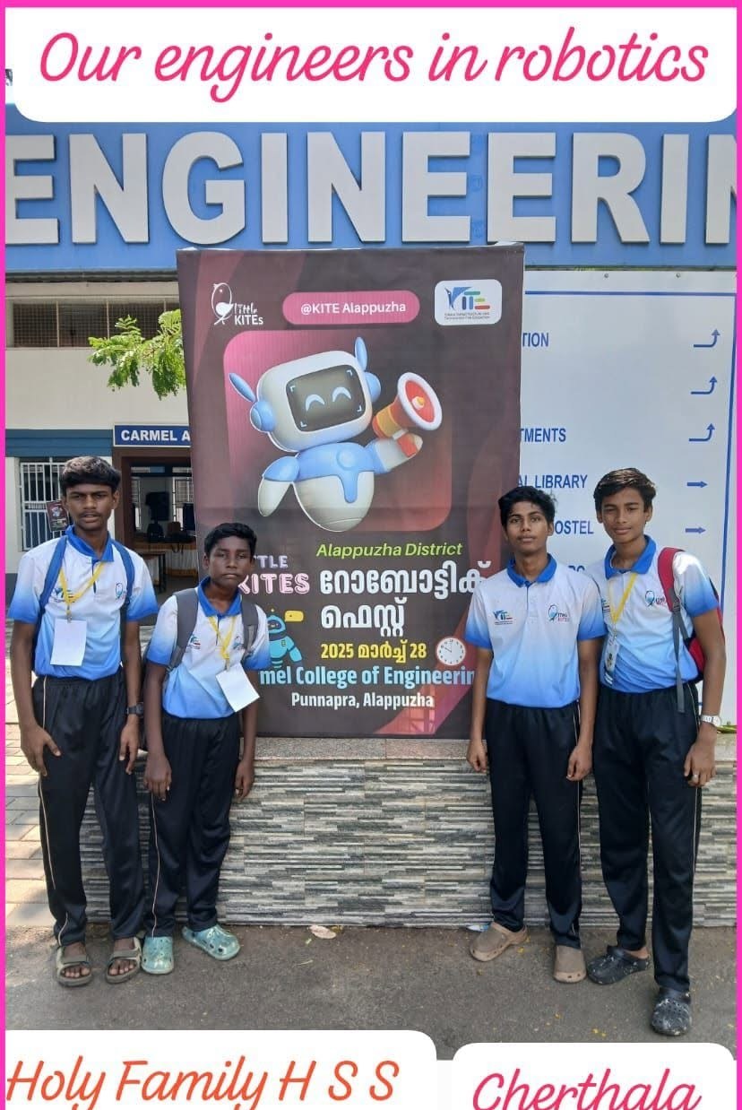 Little Kites Members from Holy Family HSS ,Cherthala in District Camp