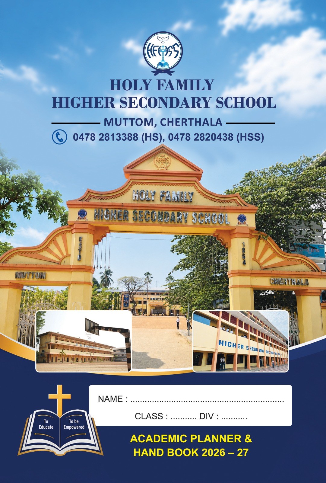 SCHOOL DIARY & HANDBOOK 2026-27 cover