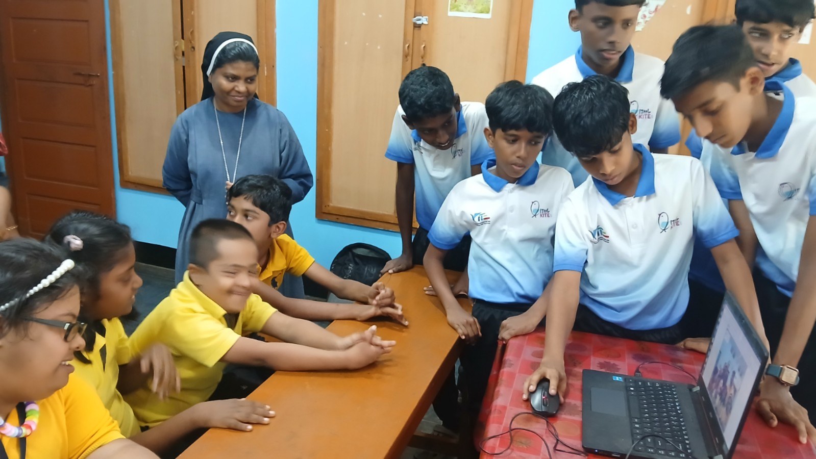 Buds School Visit by Little Kites Mentors